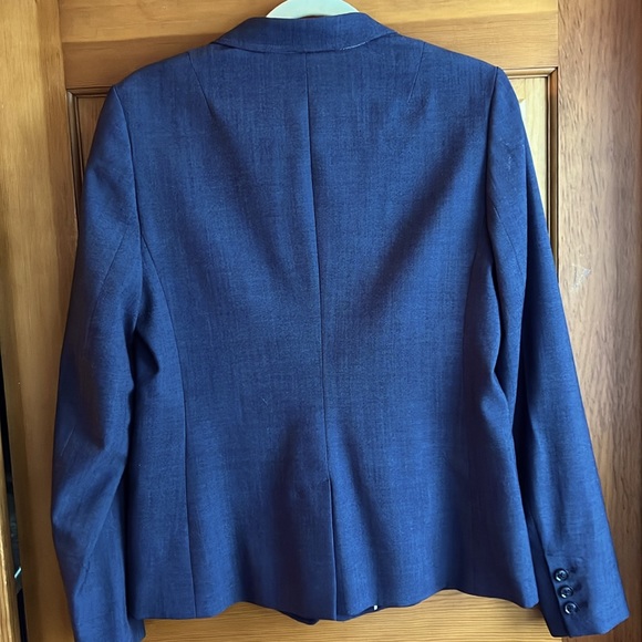 Banana Republic wool blazer blue size 8 - Picture 2 of 2